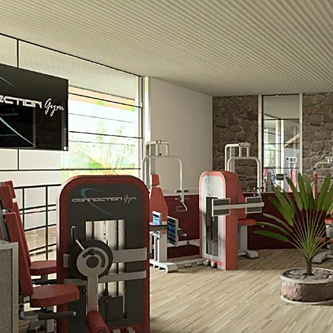 Dettaglio delle postazioni affiancate del Tandem Workout in sala