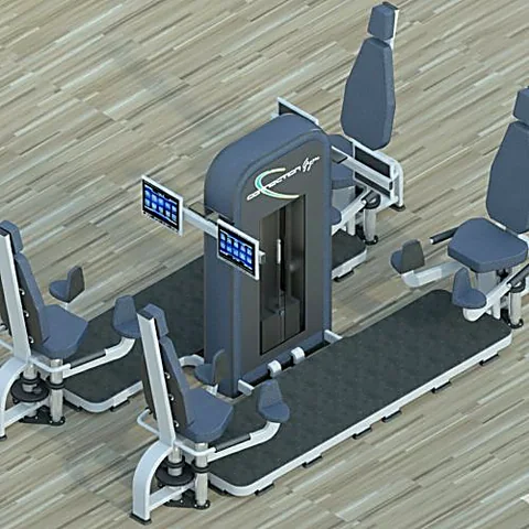 Postazione singola del Tandem Workout vista frontale